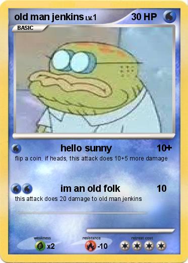 Pokemon old man jenkins