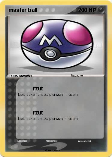 Pokemon master ball