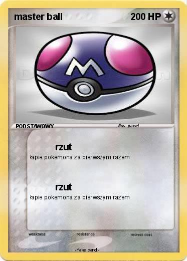 Pokemon master ball