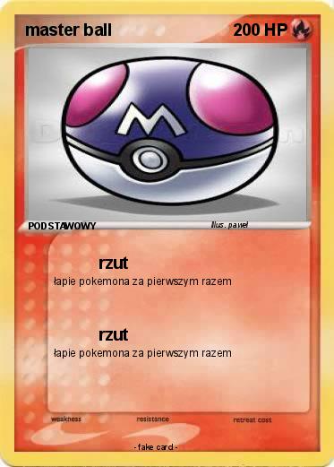 Pokemon master ball