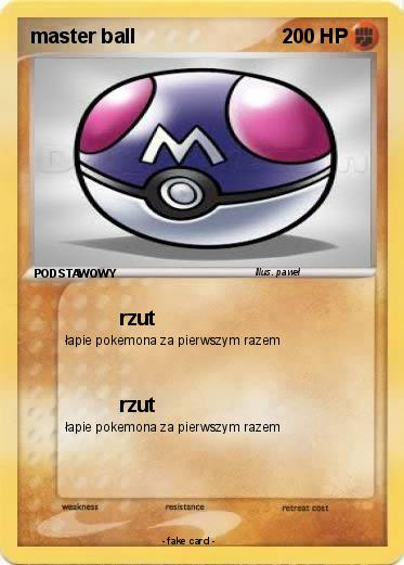 Pokemon master ball