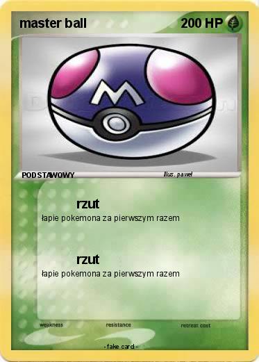 Pokemon master ball
