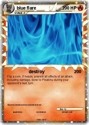 Pokemon blue flare