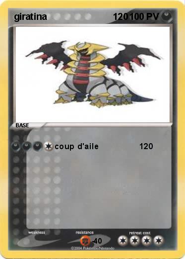 Pokemon giratina                          120
