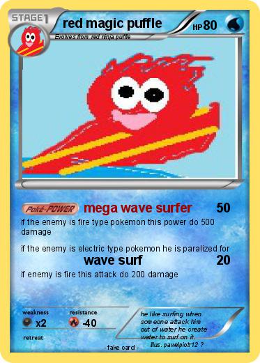 Pokemon red magic puffle