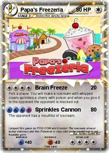 Pokemon Papa's Freezeria