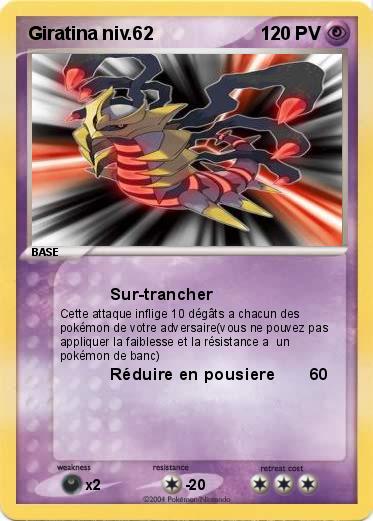 Pokemon Giratina niv.62