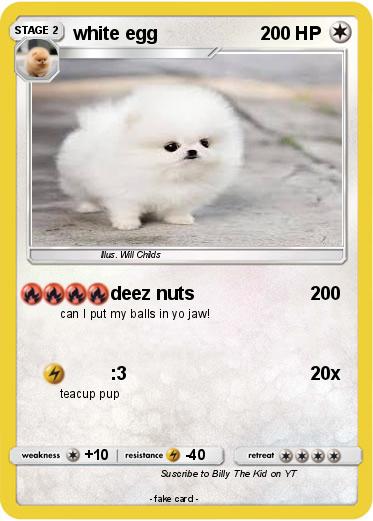 Pokemon white egg