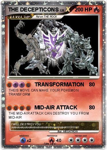 Pokemon THE DECEPTICONS