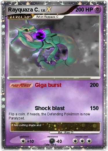 Pokemon Rayquaza C.