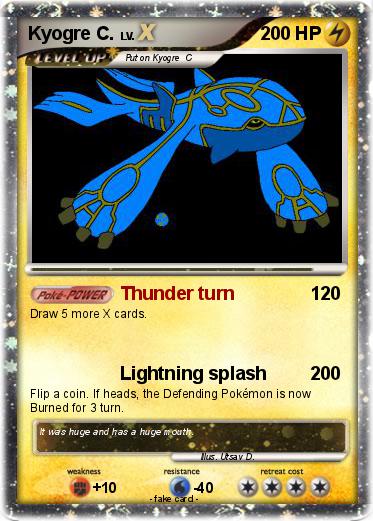 Pokemon Kyogre C.