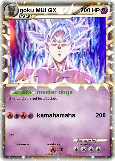 Pokemon goku MUi GX