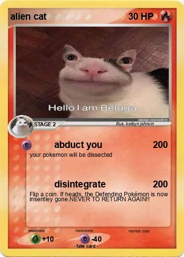 Pokemon alien cat