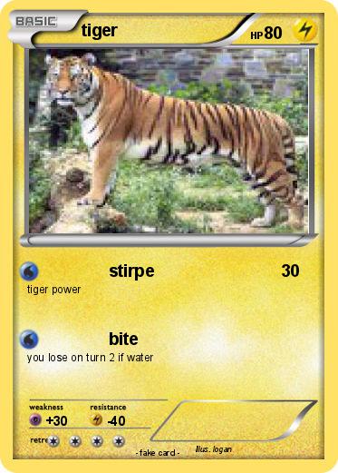 Pokemon tiger