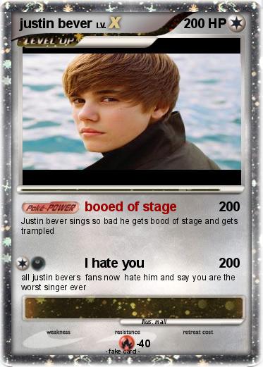 Pokemon justin bever