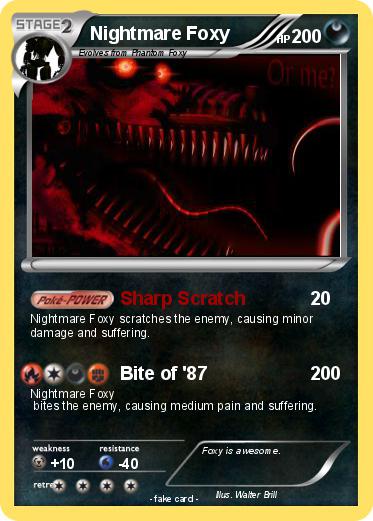 Pokemon Nightmare Foxy