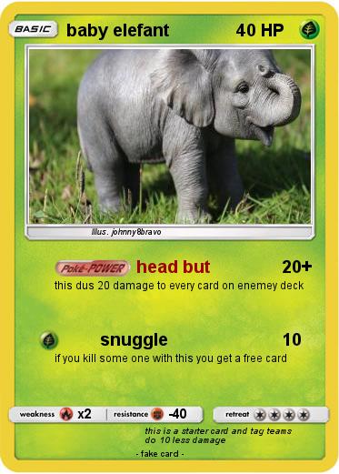 Pokemon baby elefant