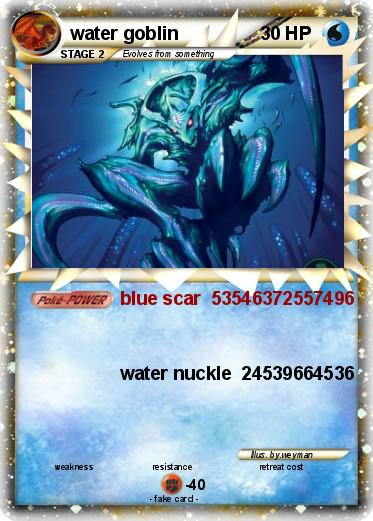 Pokemon water goblin