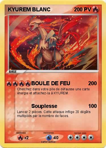 Pokemon KYUREM BLANC