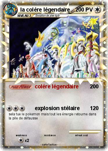 Pokemon la colère légendaire