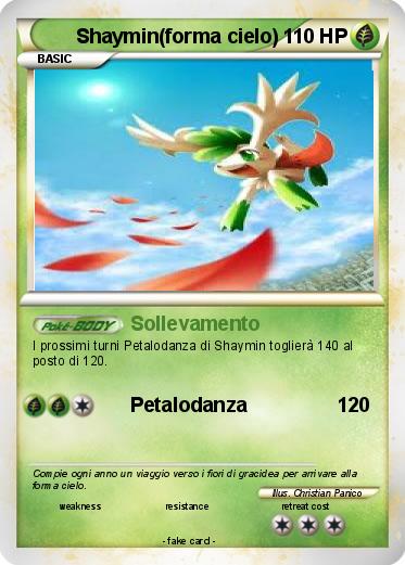 Pokemon Shaymin(forma cielo)