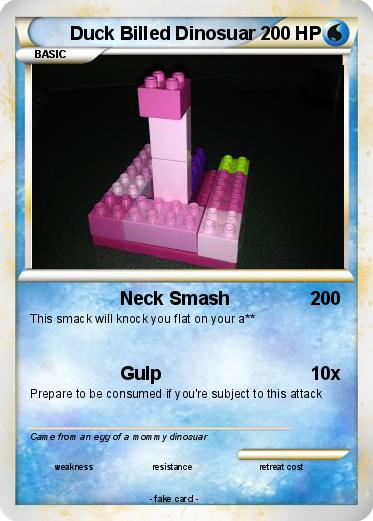 Pokemon Duck Billed Dinosuar
