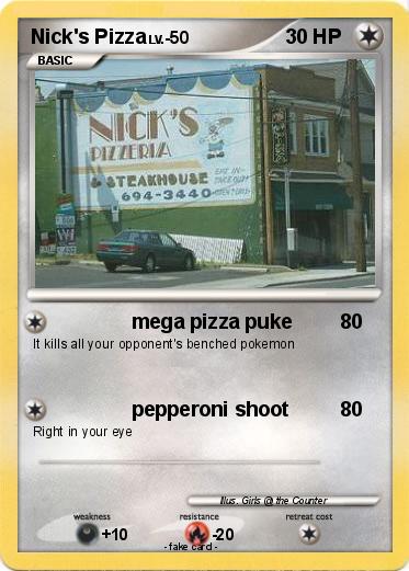 Pokemon Nick's Pizza