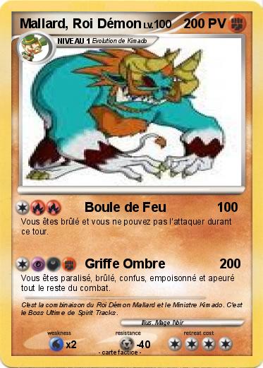 Pokemon Mallard, Roi Démon