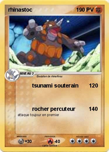 Pokemon rhinastoc