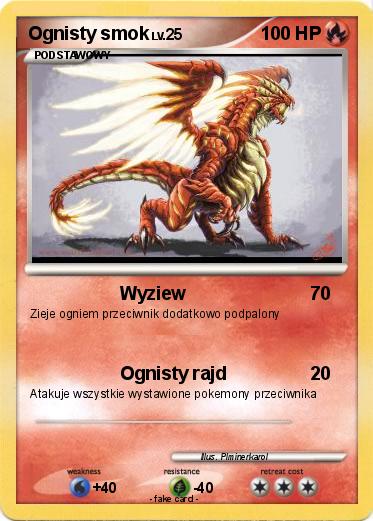 Pokemon Ognisty smok