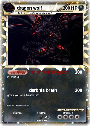 Pokemon dragon wolf