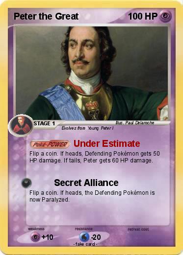 Pokemon Peter the Great