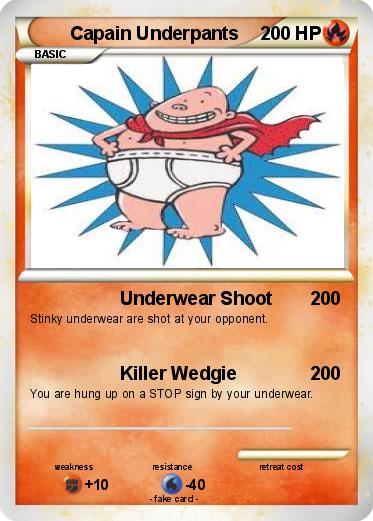 Pokemon Capain Underpants