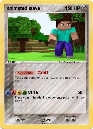 Pokemon animated steve