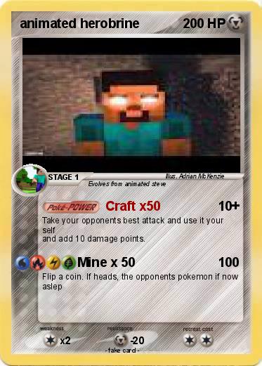 Pokemon animated herobrine