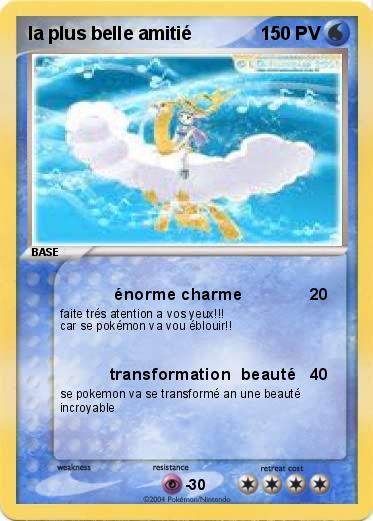 Pokemon la plus belle amitié 