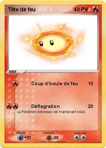 Pokemon Tête de feu