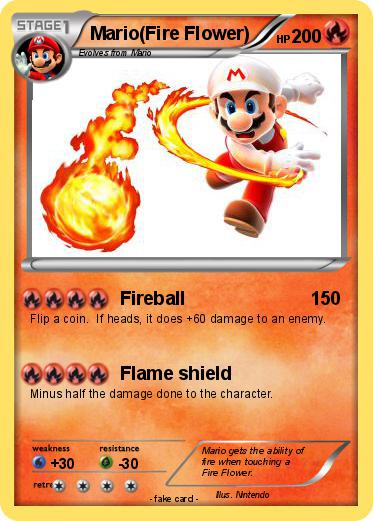 Pokemon Mario(Fire Flower)