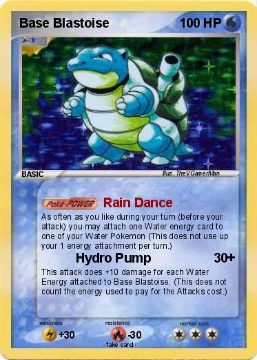 Pokemon Base Blastoise