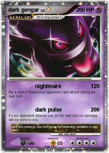 Pokemon dark gengar