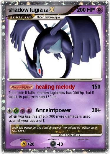 Pokemon shadow lugia