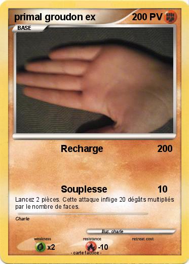 Pokemon primal groudon ex