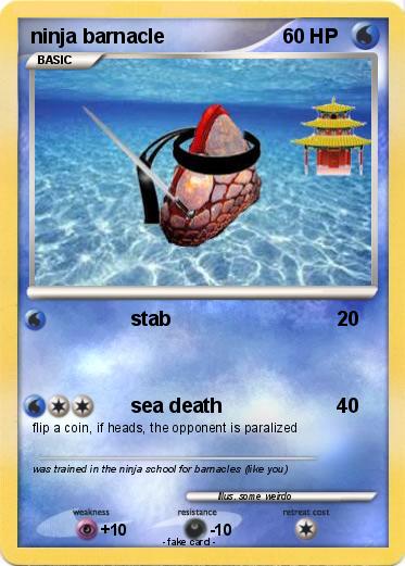 Pokemon ninja barnacle