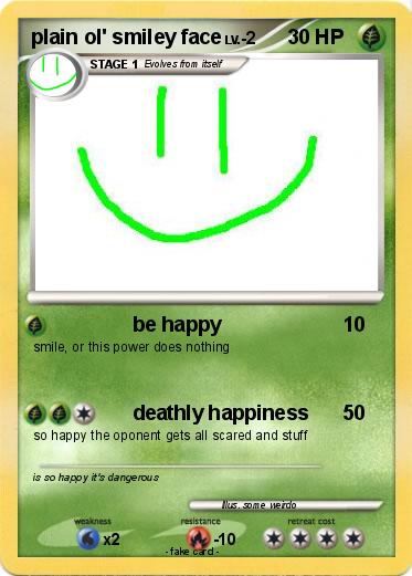 Pokemon plain ol' smiley face