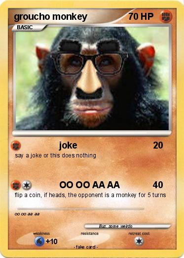 Pokemon groucho monkey