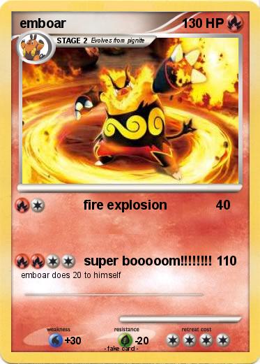 Pokemon emboar