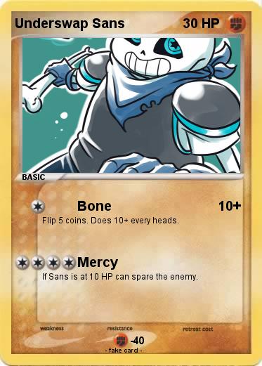 Pokemon Underswap Sans