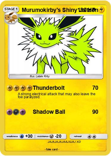 Pokemon Murumokirby's Shiny Jolteon