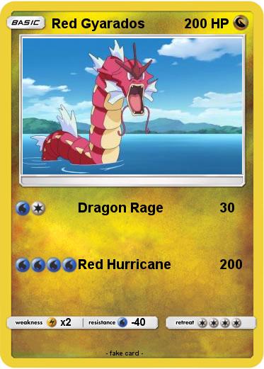 Pokemon Red Gyarados