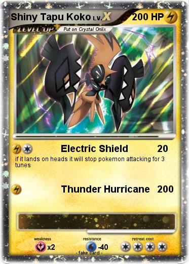 Pokemon Shiny Tapu Koko